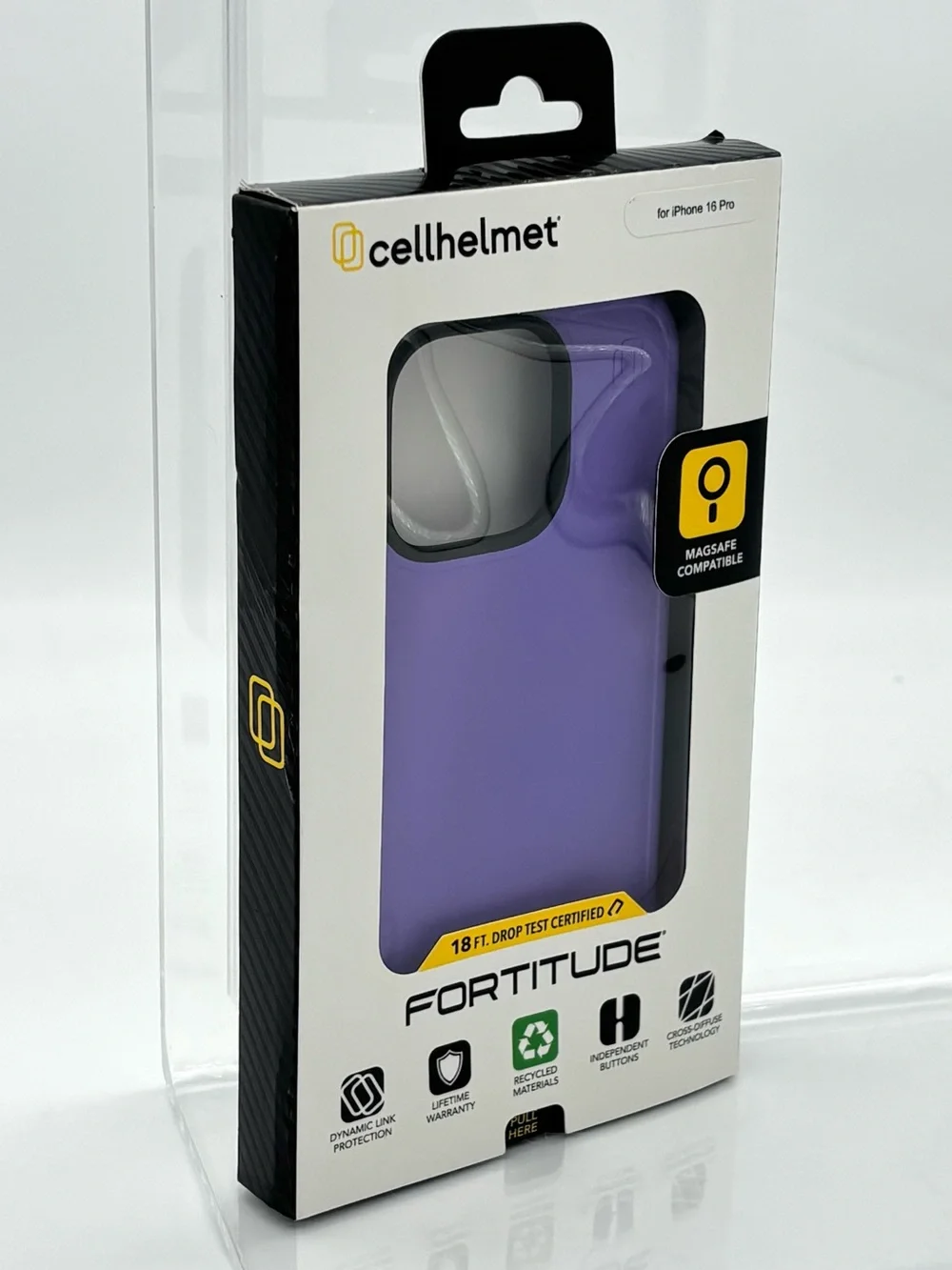 iPhone 16 Pro Case MagSafe Purple 18 Ft Drop Protection Shockproof Protective